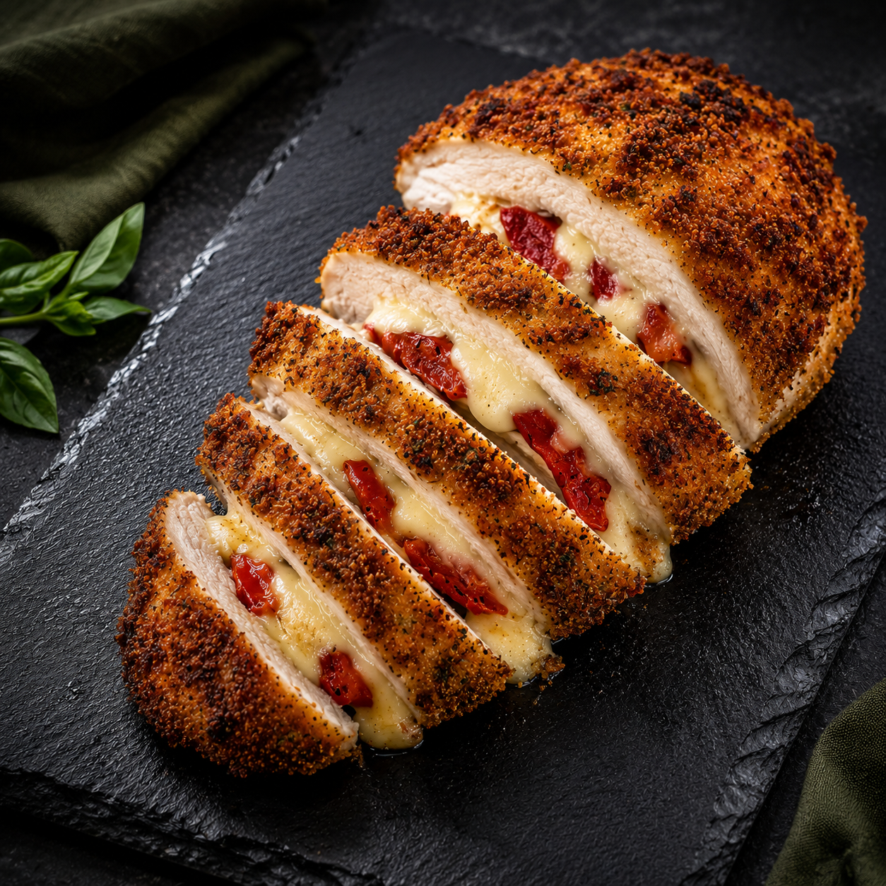 Asiago And Red Pepper
