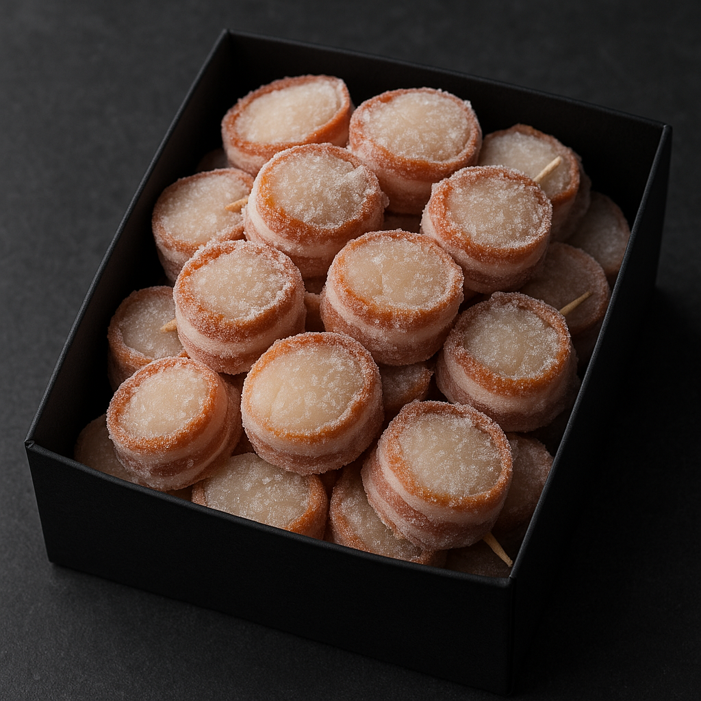 Bacon Wrapped Scallop Medallions