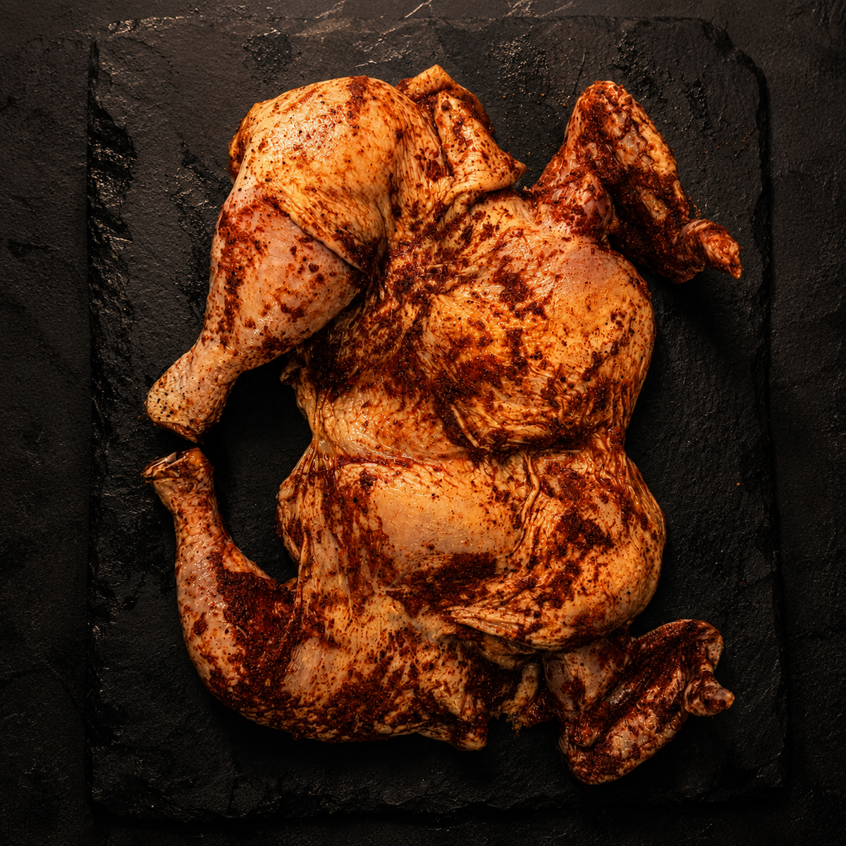 Seasoned Spatchcock Chicken